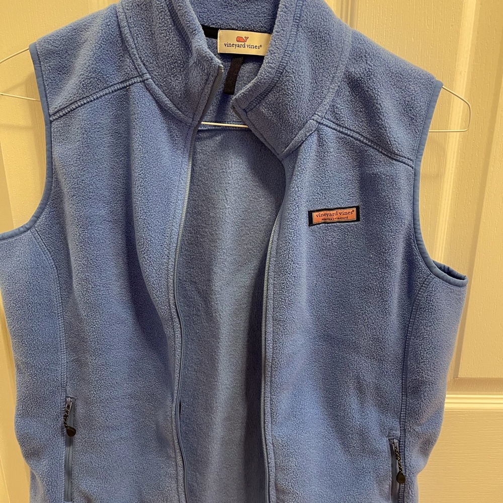 Warm light blue Vineyard Vines Vest